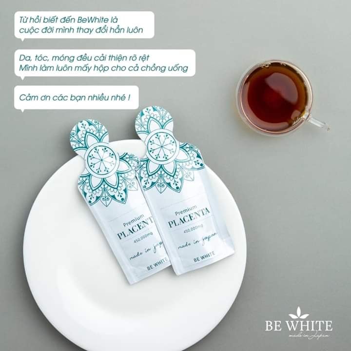 NHAU THAI NGỰA ĐUA BEWHITE PLACENTA 450000MG