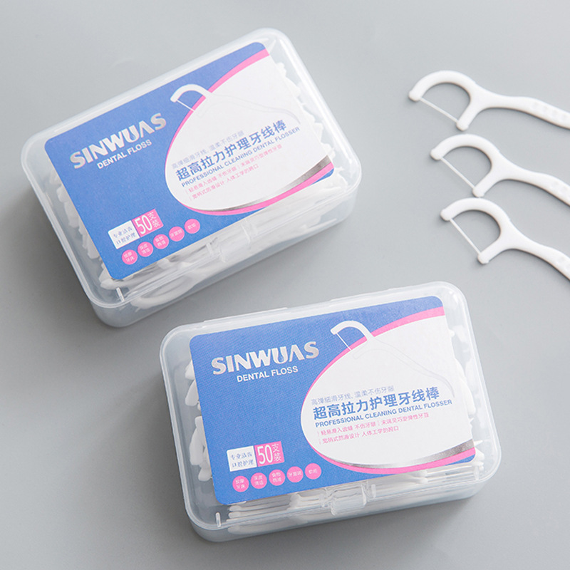 Cuộn chỉ xỉa răng Fresh up 50m - cuộn chỉ nha khoa