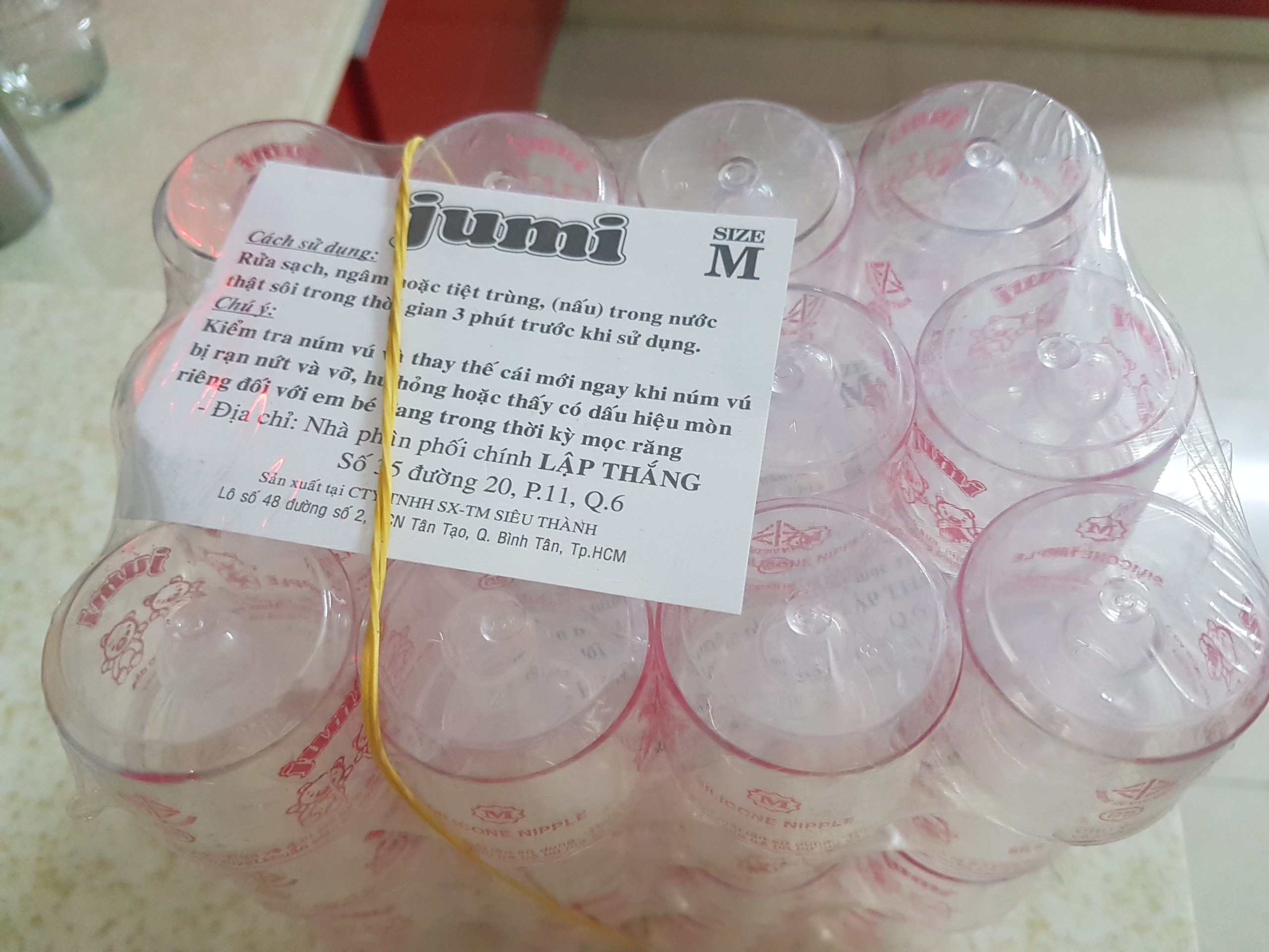 [HCM]1 lố vú ly size M gồm 12 cái