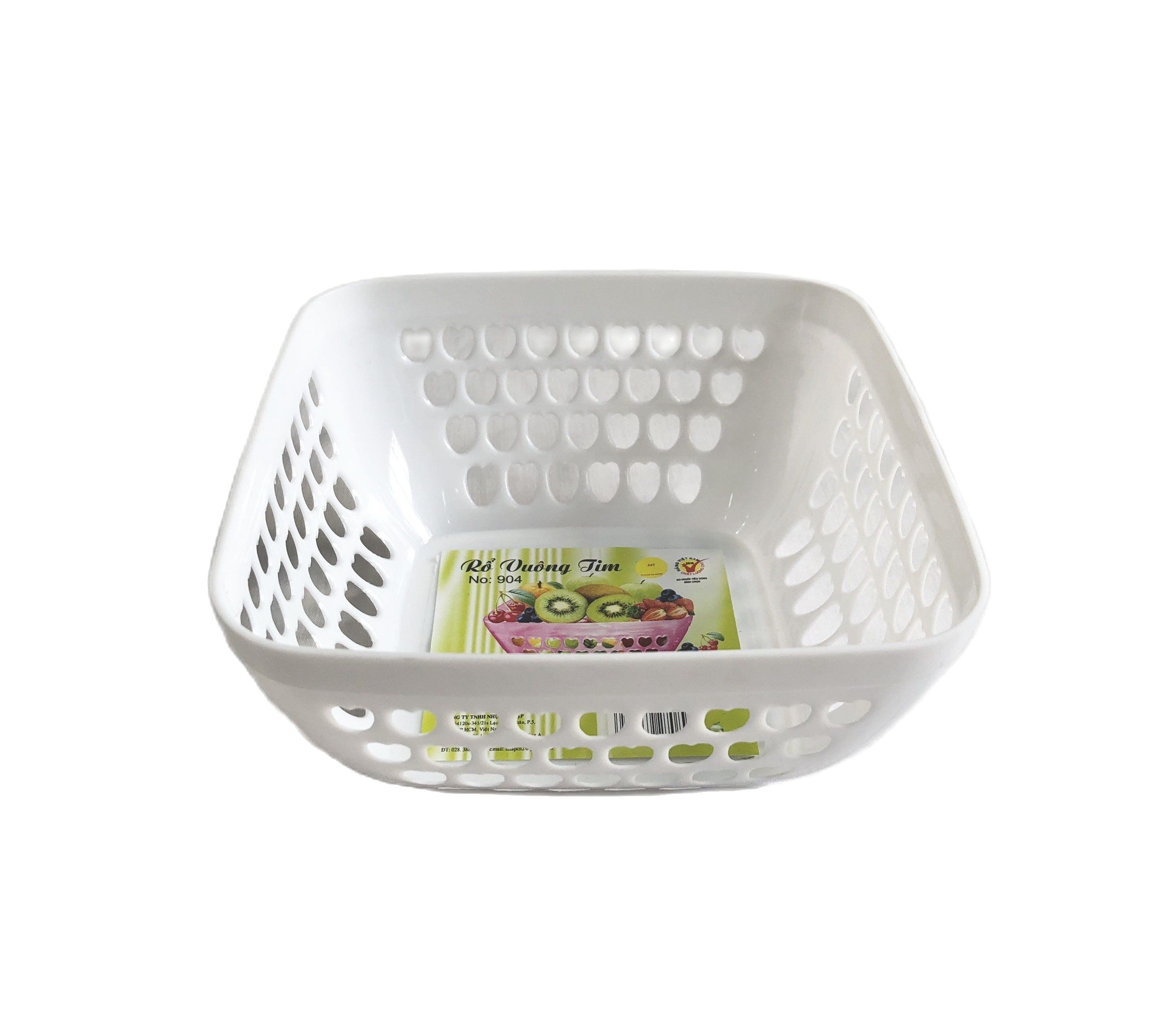 Rổ vuông tim TỰ LẬP TL904 - 14cm