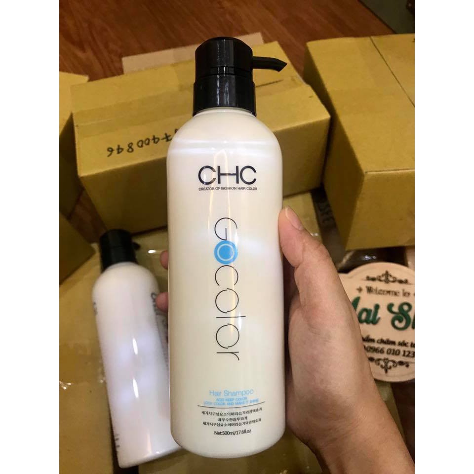 DẦU GỘI  CHC GOCOLOR PHỤC HỒI MỀM MƯỢT TÓC 500ML - CHAI