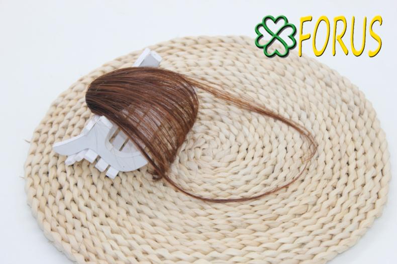 Tóc giả mái thưa mai thẳng M02, màu [nâu đen 4#]