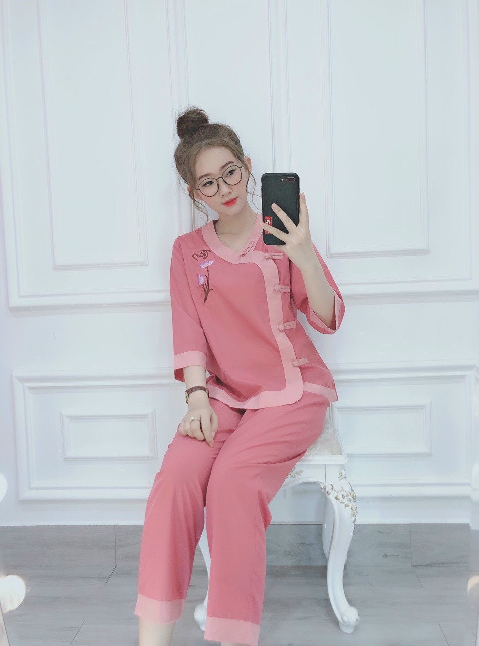 ĐỒ LAM ĐI LỄ CHÙA- MẪU TIM PHỐI