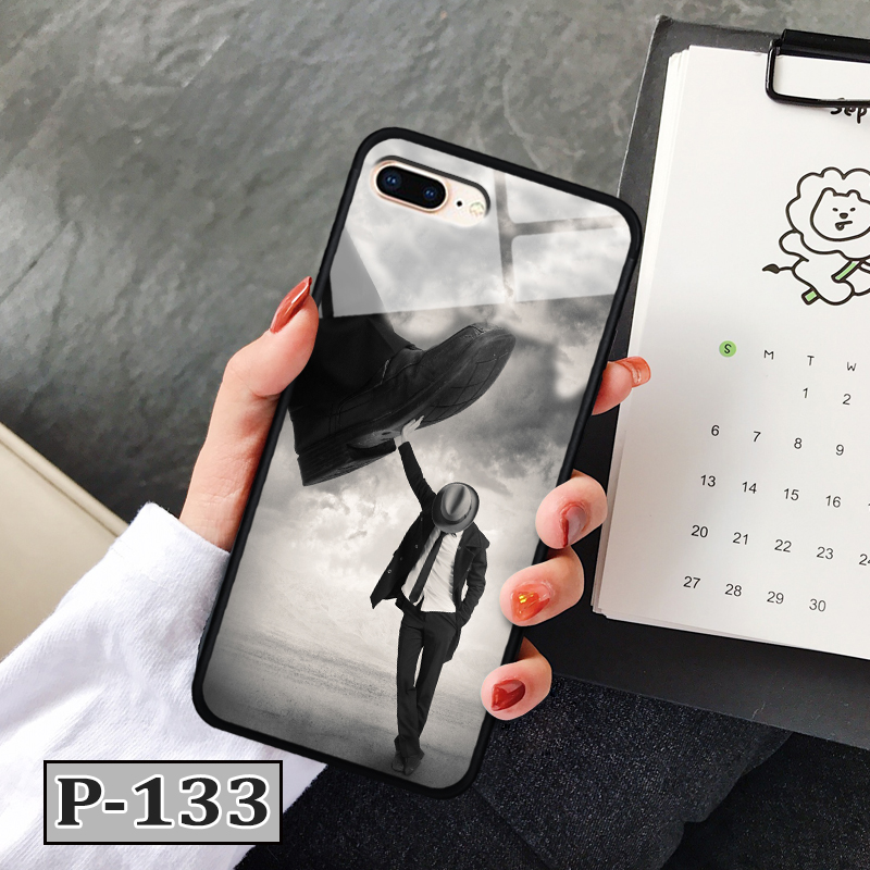 Ốp điện thoại IPHONE 8 PLUS - lưng kính in hình 3D