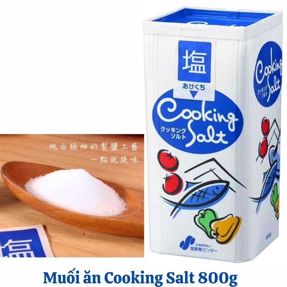 Muối Ăn Cooking Salt Nhật Bản 800g