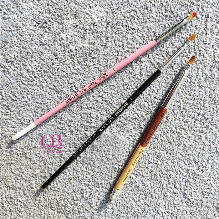 Cọ vẽ nail cọ vẽ hoa cúc (cọ bản tròn) Dingxi