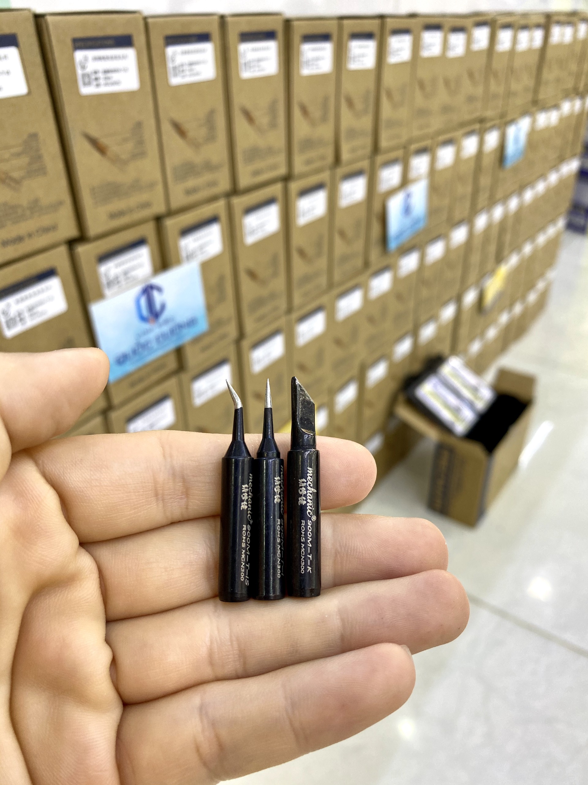 Mũi hàn đen Mechanic giá rẻ (Cong/ Thẳng/ Dao)