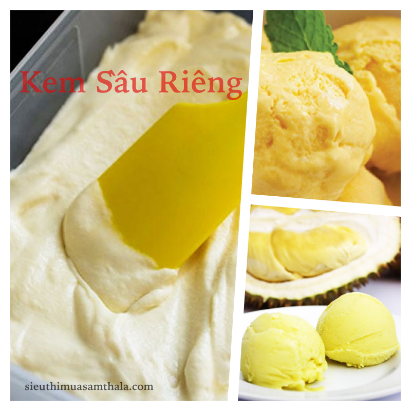 Bột Làm Kem Tươi - Vị Sầu Riêng