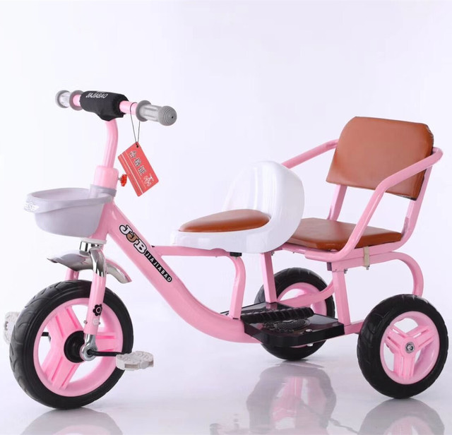 Xe đạp xích lô 2 ghế cho bé