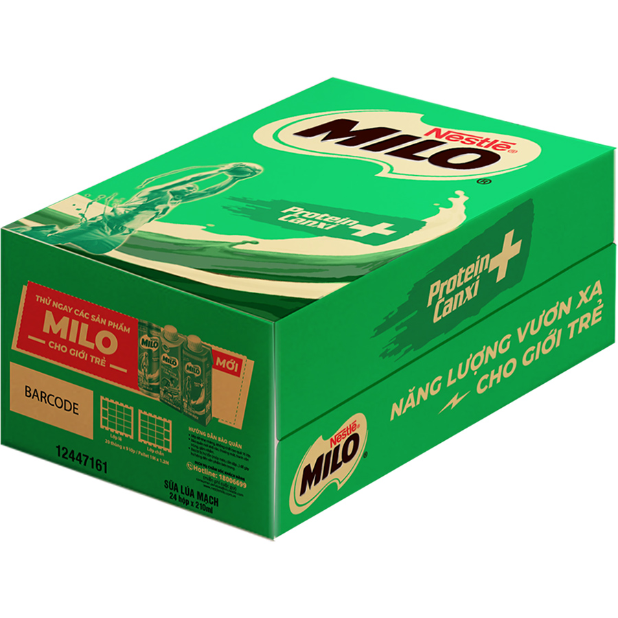 milo nắp vặn teen 24*210ml