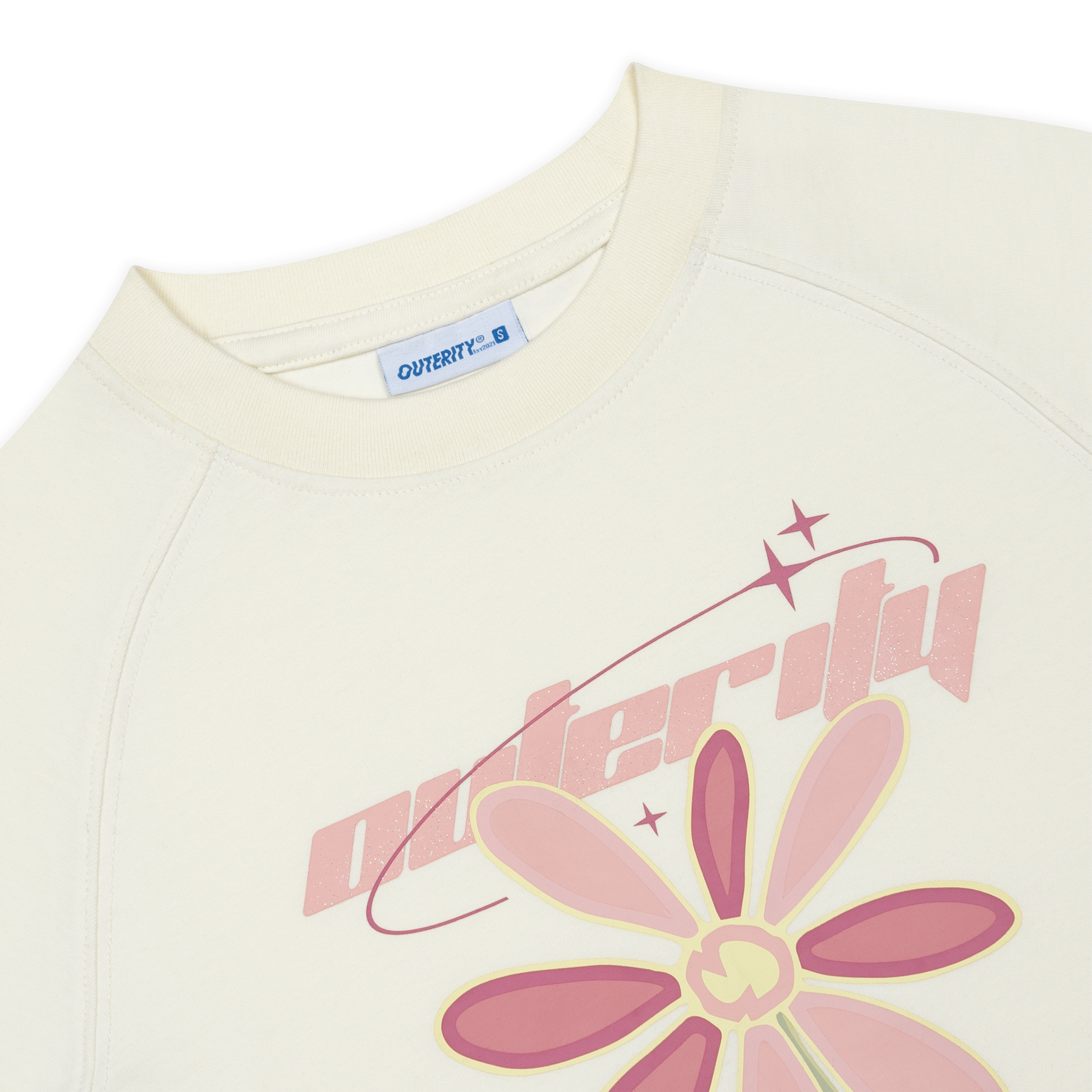 Áo thun nữ Baby Tee Thêu Outerity Daisy