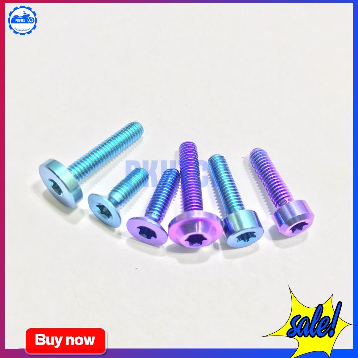 [HCM]Ốc GR5 Màu Lục Bảo & Titan Gắn Nắp Bình Dầu Các Loại