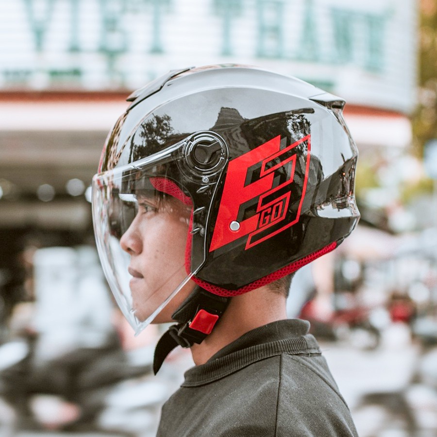 Kính Thay Thế Mũ Bảo Hiểm 3/4 EGO E3 (Sản Phẩm Không Bao Gồm Mũ) - Hype Helmet