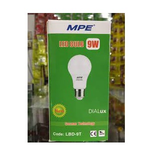 Bóng led Bulb 9W MPE ( Ánh sáng Trắng ) / LBD-9T / LBD-9V
