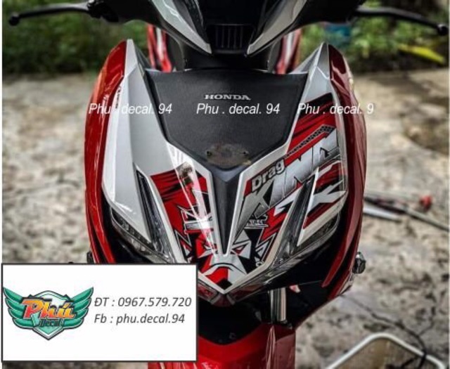 Tem rời Winner X Kingđrang đỏ đen bạc