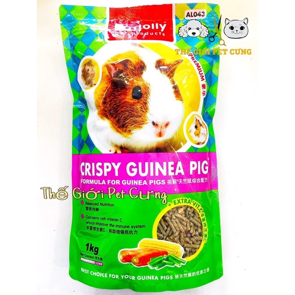 Thức Ăn Bọ Crispy Guinea Pig 1Kg AL043