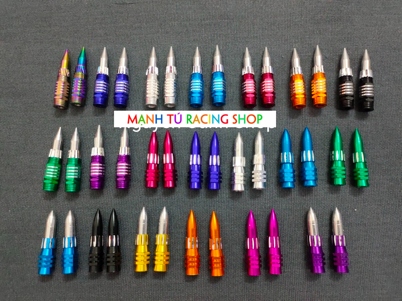 Ốc kiểu vặn pas tăng sên xe máy xe đạp xe điện lổ 6li nhôm cnc 2 con - mạnh tú mts