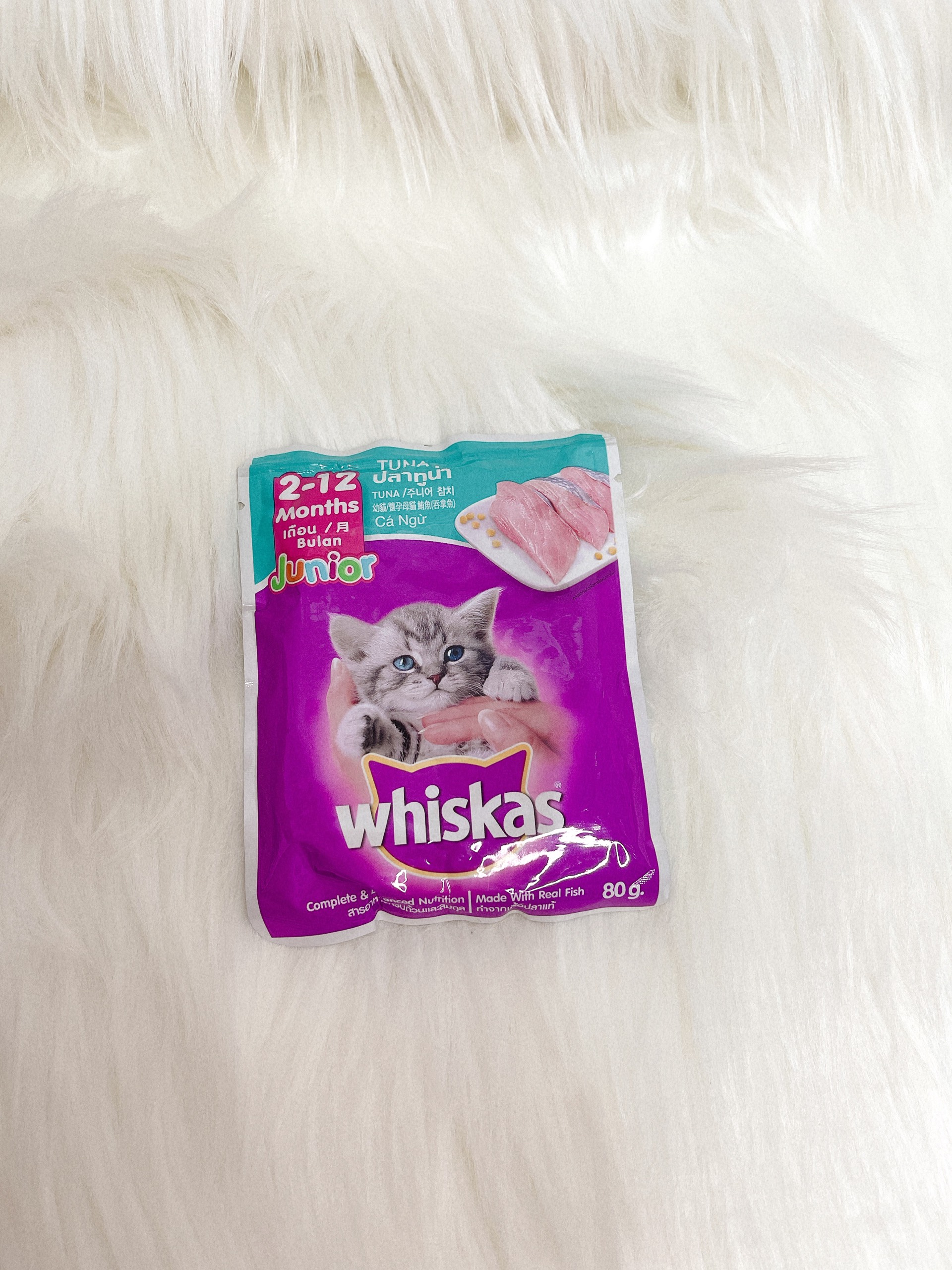 Pate Whiskas mèo whiskas junior 80g