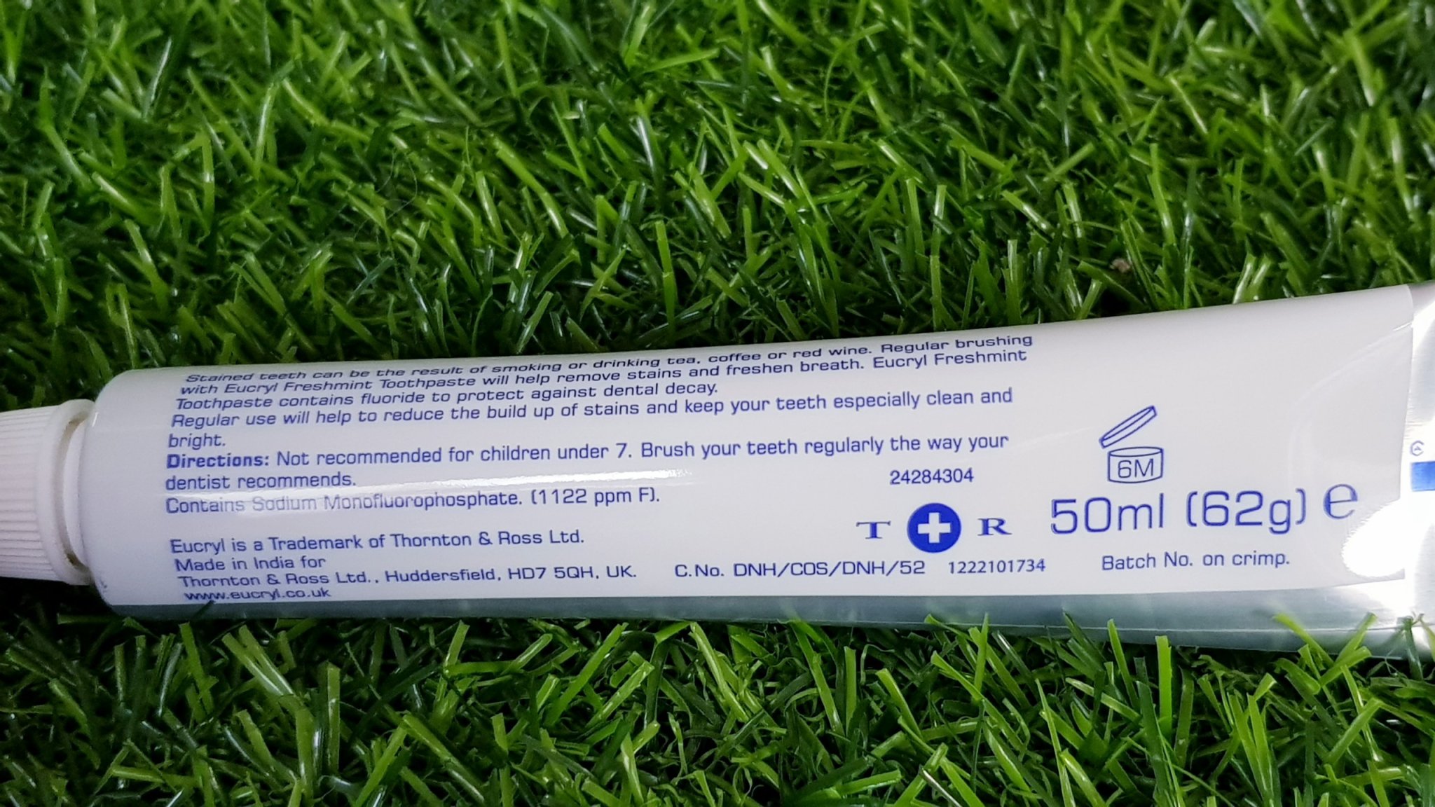 [HCM]Kem đánh răng Eucryl 50ml