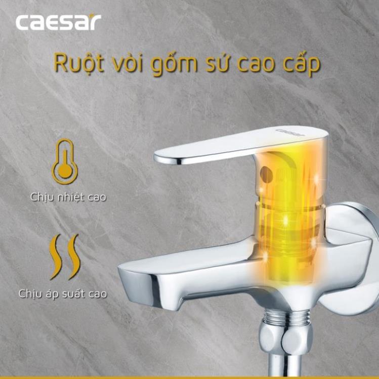 Vòi Sen Lạnh CAESAR S063C tay 1 chế độ xả