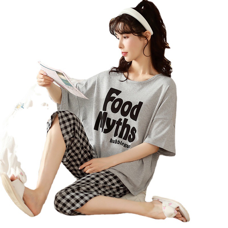 Đồ bộ nữ mặc nhà ( Lửng Lỡ ) thời trang mới nhất - Chất liệu Cotton cao cấp