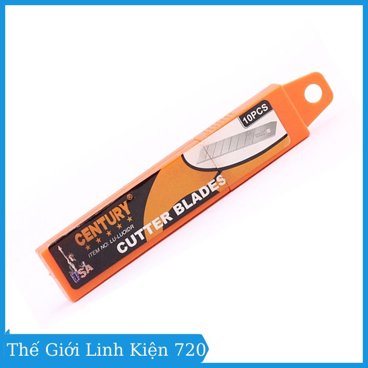 Hộp 10 lưỡi dao rọc giấy CENTURY