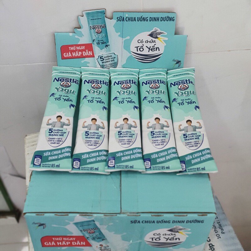 [ 1 Thùng 30 Goi ] sữa chua tổ yến Nestle 85g