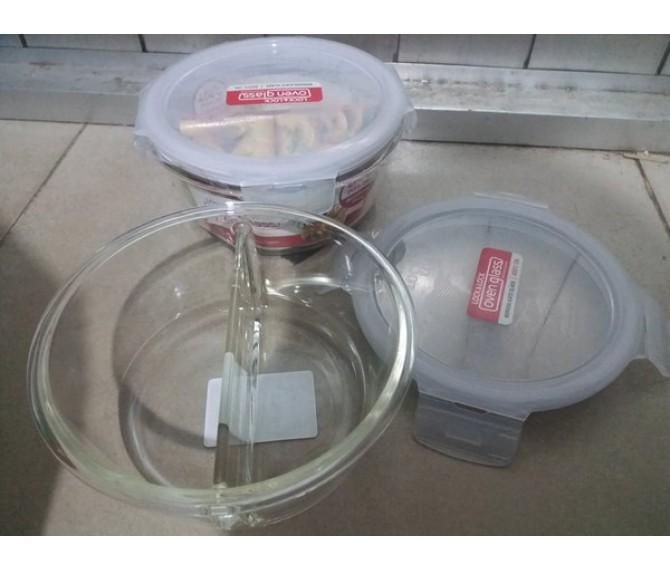 HỘP THỦY TINH CHIA NGĂN LOCK&LOCK 550ml