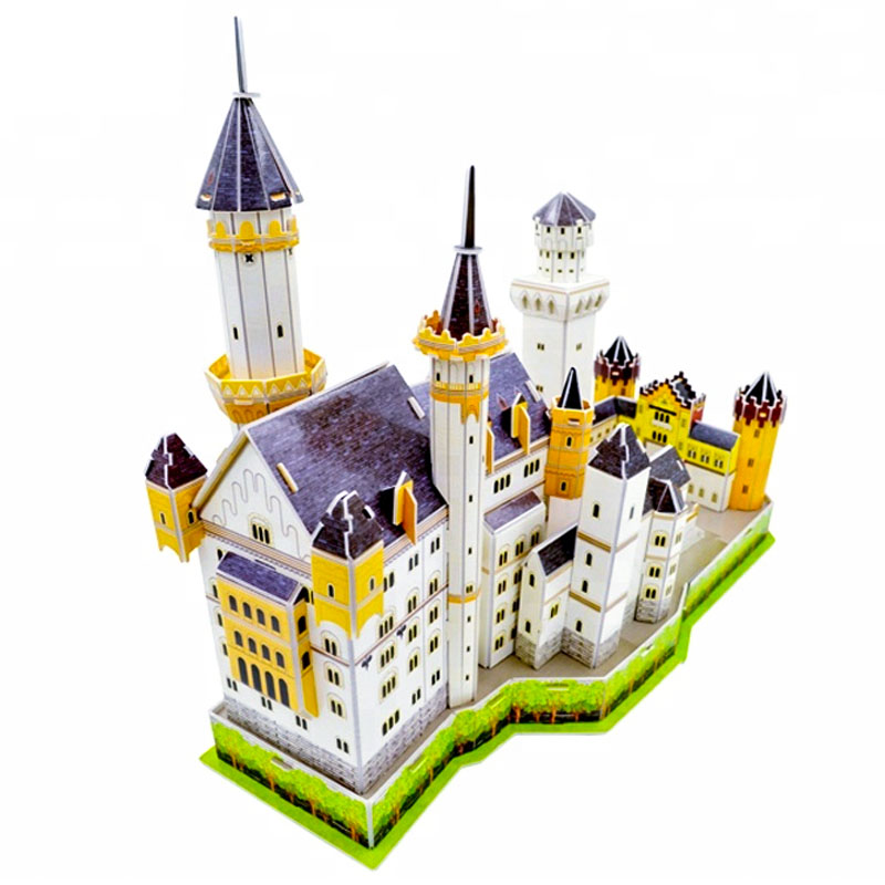 Mô hình giấy 3D - 9602 (G168-9) - Lâu Đài Neuschwanstein G168-9 [109 Chi Tiết]