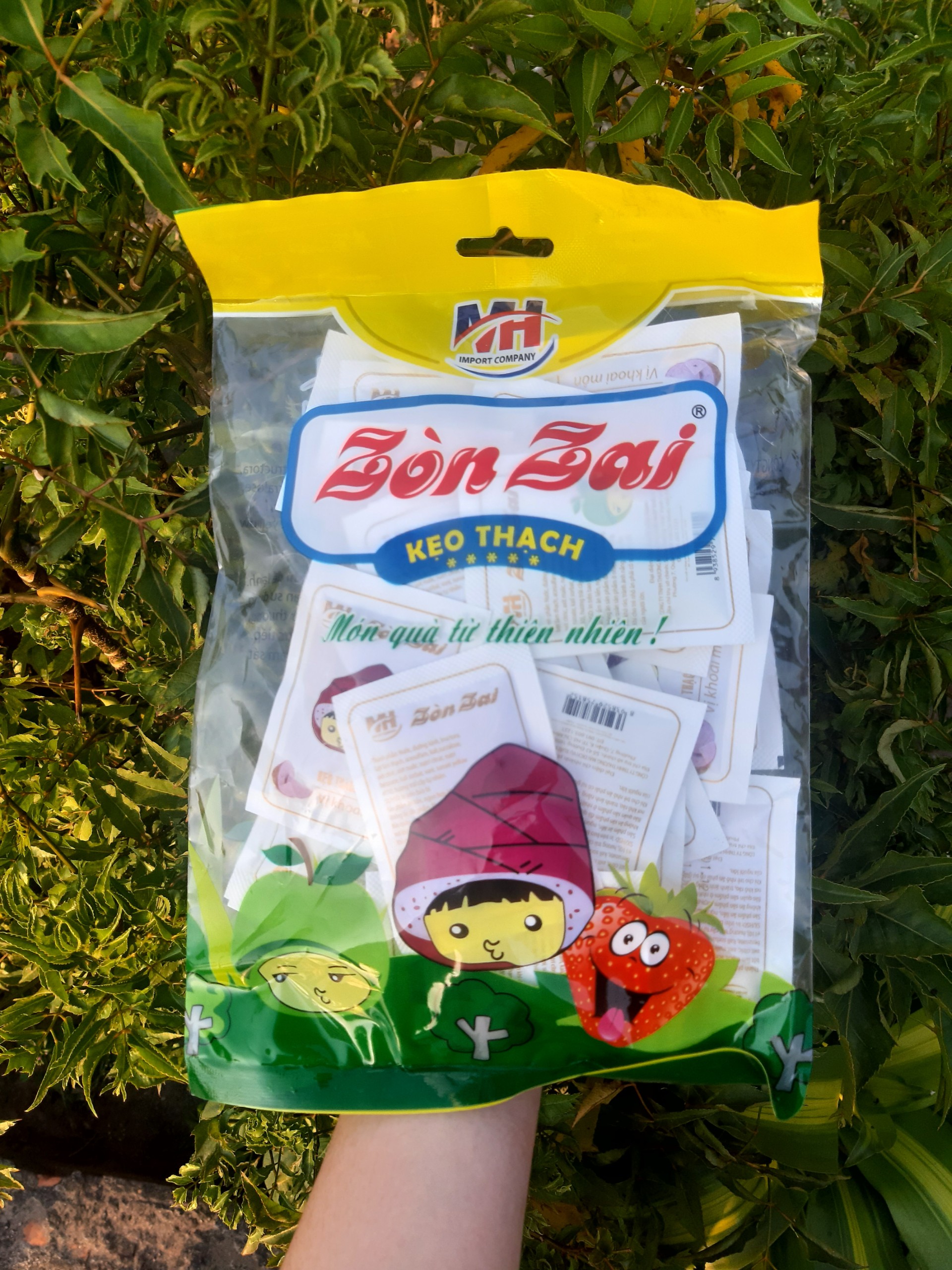 1 bịch  KẸO THẠCH RÂU CÂU Zòn ZAI NGON RẺ