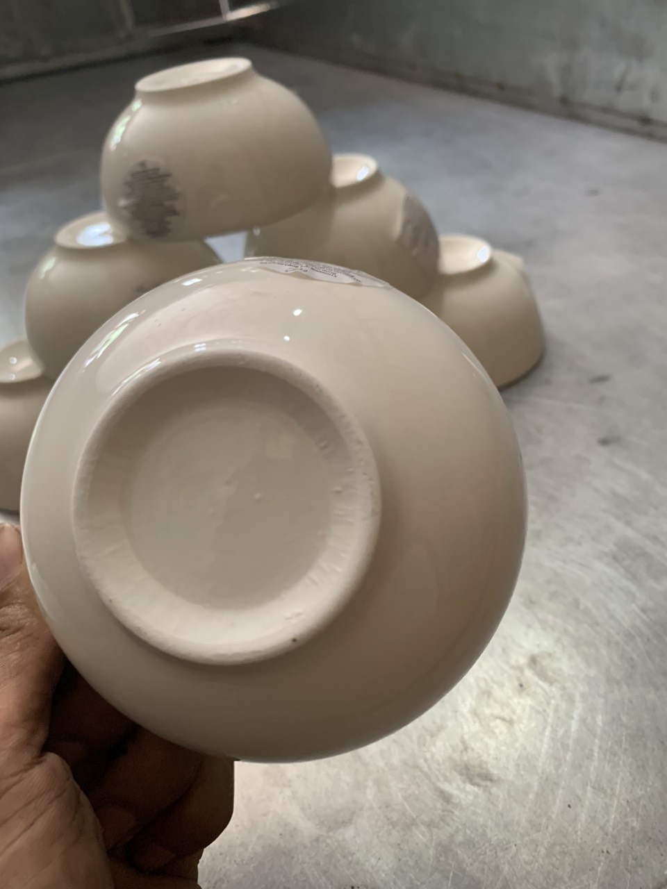 BỘ 10 CHÉN TRẮNG TRƠN KHUYẾN MÃI ( 11cm )
