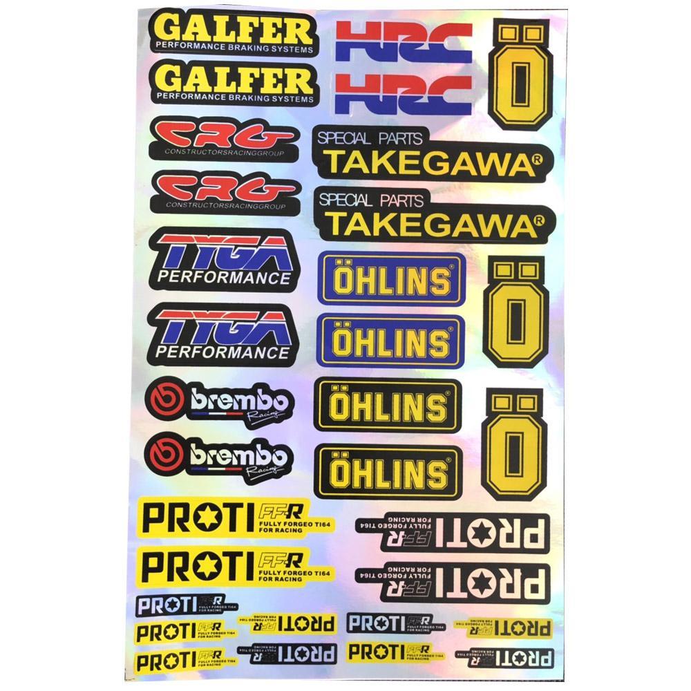 [HCM]Tem Dán Xe Máy  Đề Can  Icon Logo cho xe honda yamaha...Mẫu 2