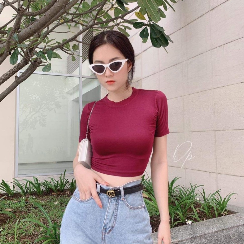Áo crotop CỘC TAY cá tính