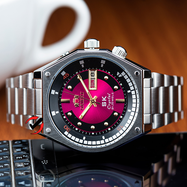 Đồng Hồ Cơ Nam SK Mặt Lửa Cao Cấp Chống Nước Chống Xước Automatic