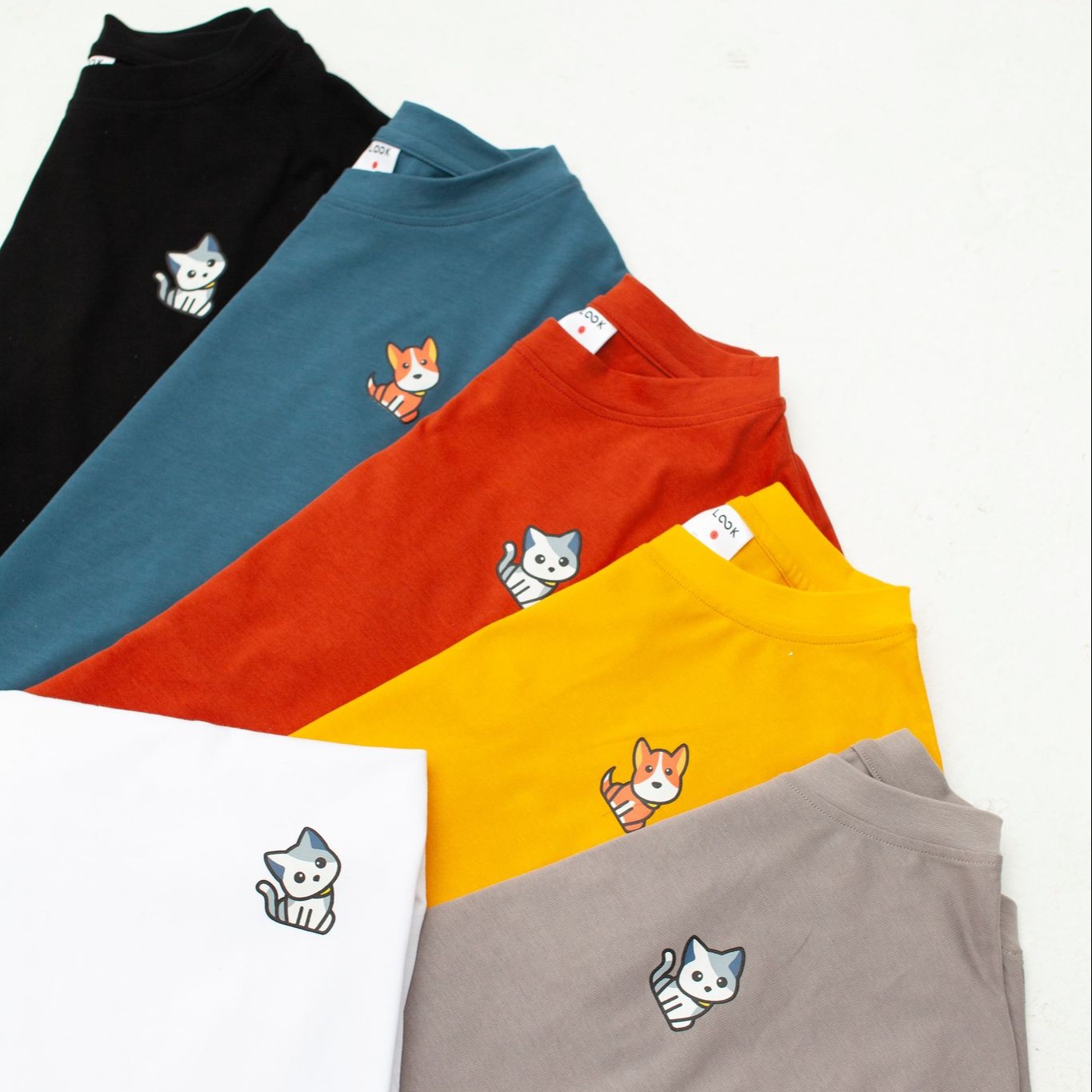 Áo Phông LOOK Cat Lover Tee