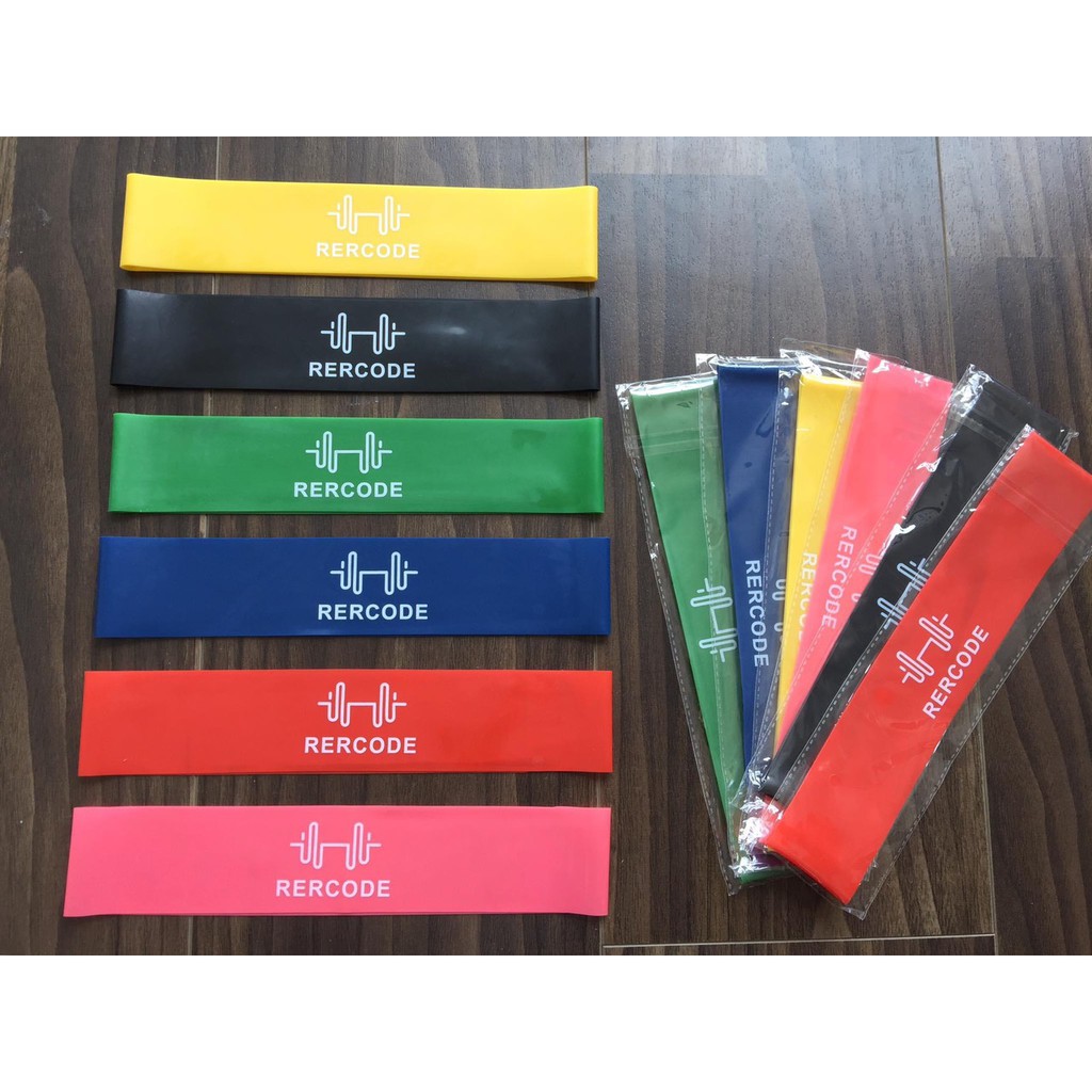 Dây Miniband Đàn Hồi Kháng Lực Tập Mông Đùi Cho Nữ(tặng thước dây) Recode