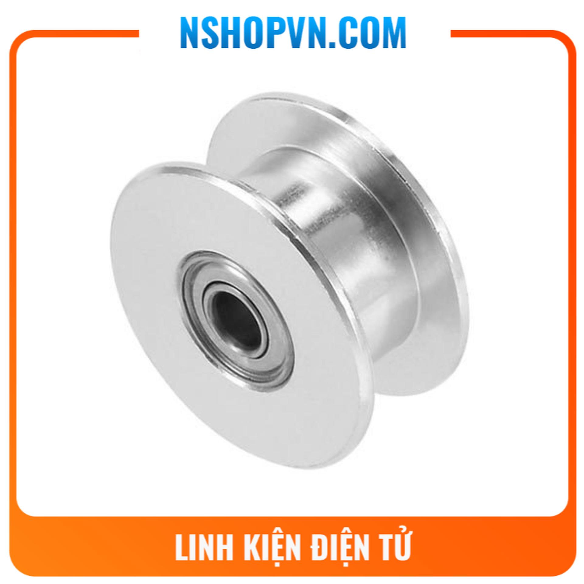 Puly căng đai GT2 trơn trục 5mm