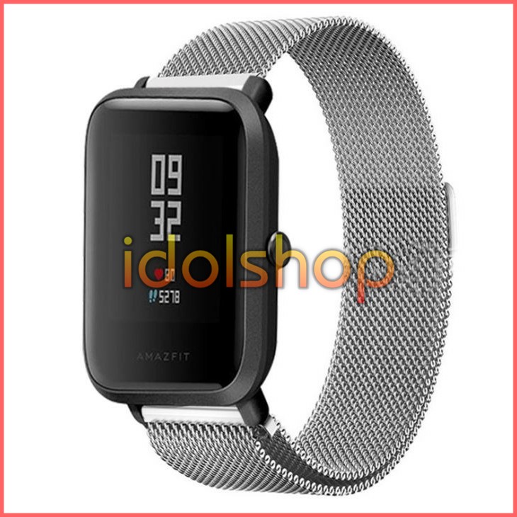 Dây đeo nam châm milanese loop dành cho Amazfit GTS/ Amazfit Bip