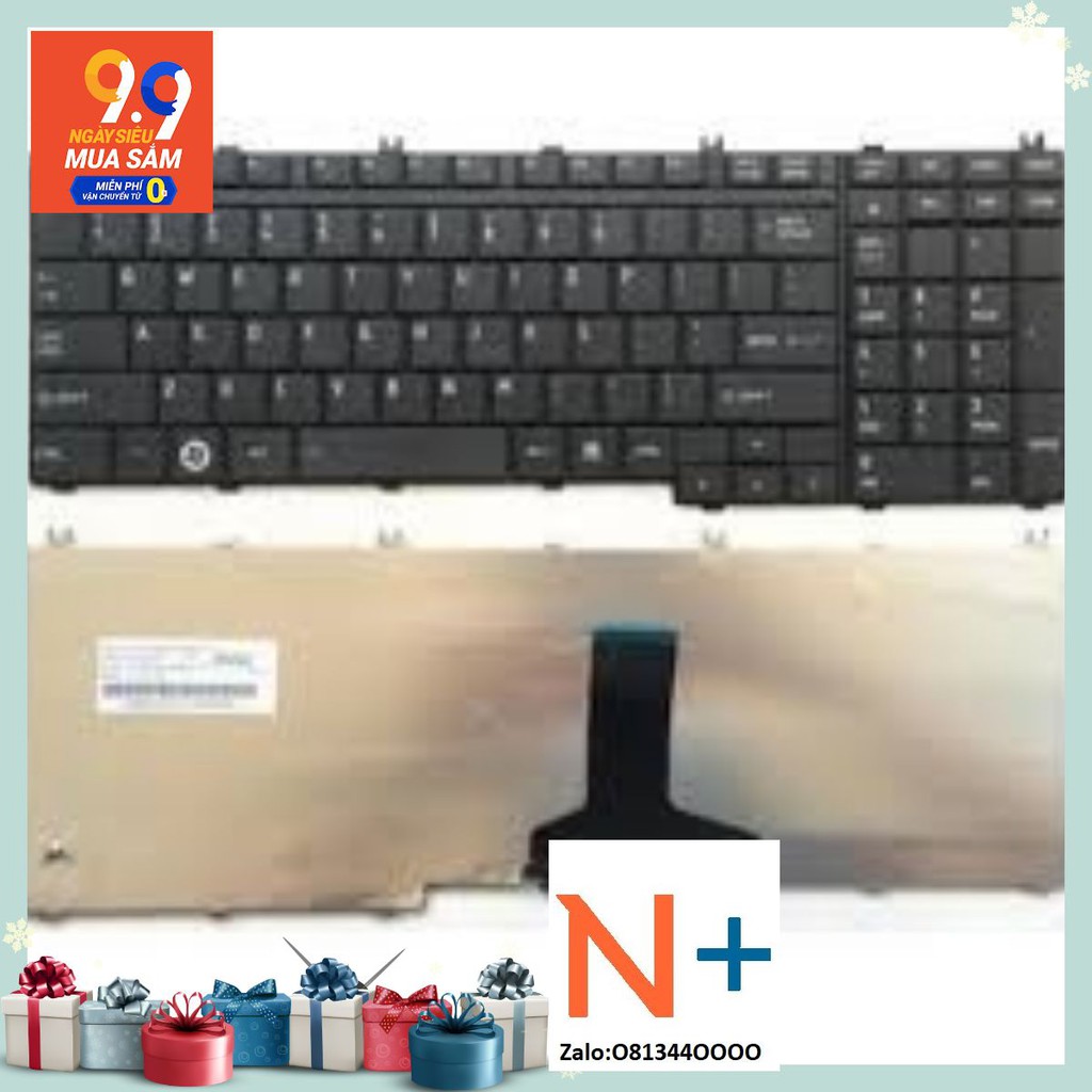 Bàn phím laptop Toshiba Satellite L355 L355D Đen