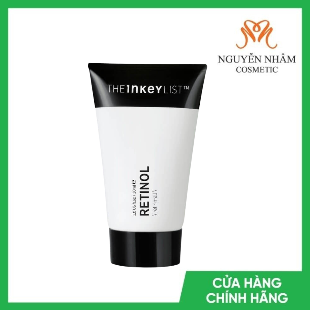 Serum retinol 1% cho da mụn, da lão hóa the inkey list 30ml