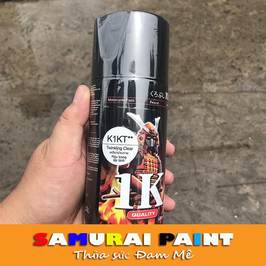 Sơn samurai - Chai phủ bóng lấp lánh K1KT samurai