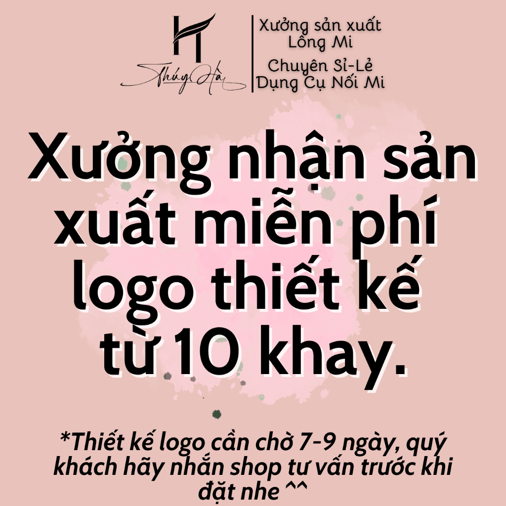 Mi khay ACB độ cong U Dày 0.07 / silk Hàn lùa gõ đen ,mềm_dụng cụ nối mi_mi fan_Thúy Hà