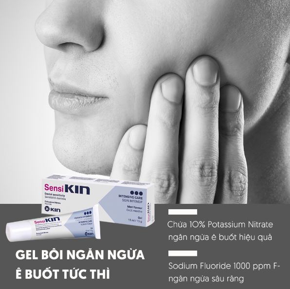 Nước súc miệng SensiKIN giảm ê buốt răng 250ml