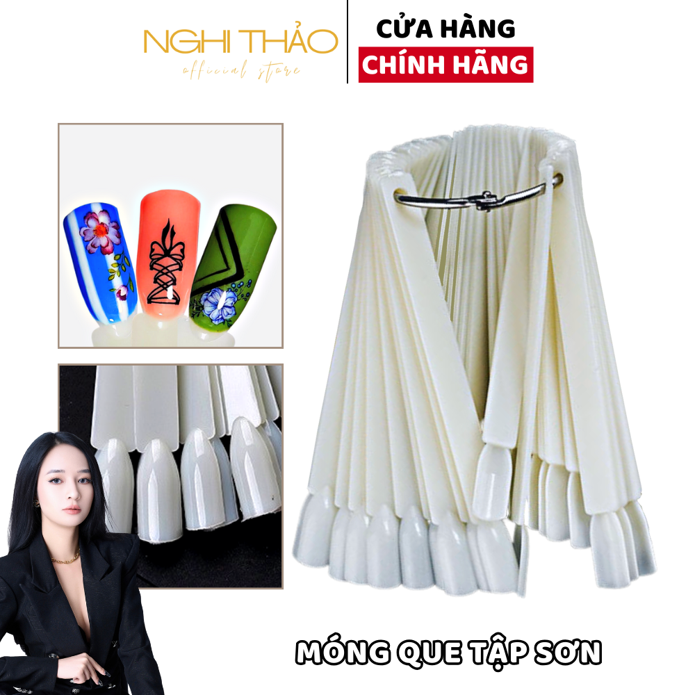 Móng que tập sơn Nghi Thảo phụ kiện nail
