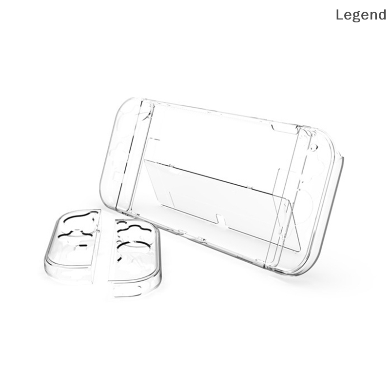 💖Legend Vỏ bảo vệ pha lê Vỏ Ốp cứng trong suốt OLED tương thích Nintendo Switch cho switch phụ kiện Bảng điều khiển OLED