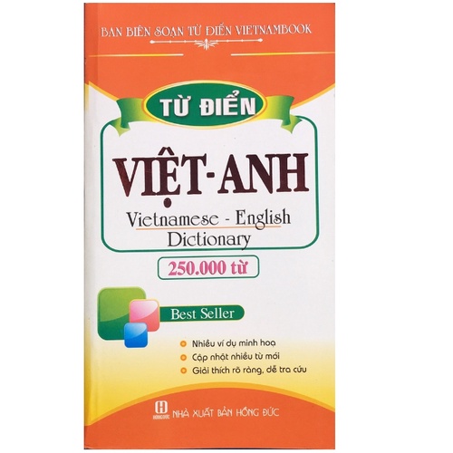 Sách - Từ điển Việt Anh 250000 từ