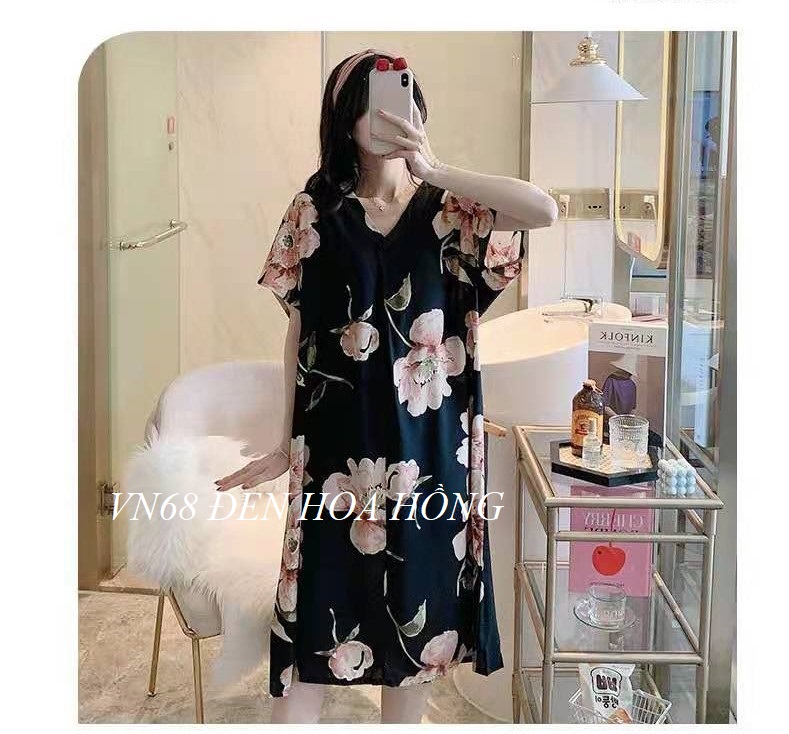 Váy Ngủ Mặc Nhà Lanh Siêu Mát VN68