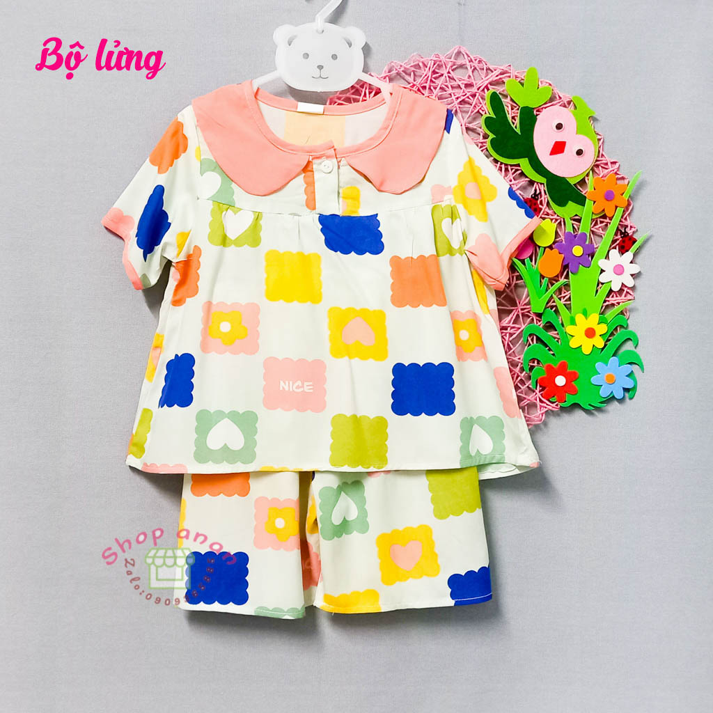[12-13kg]Bộ tole đùi/lửng bé gái 12-13kg
