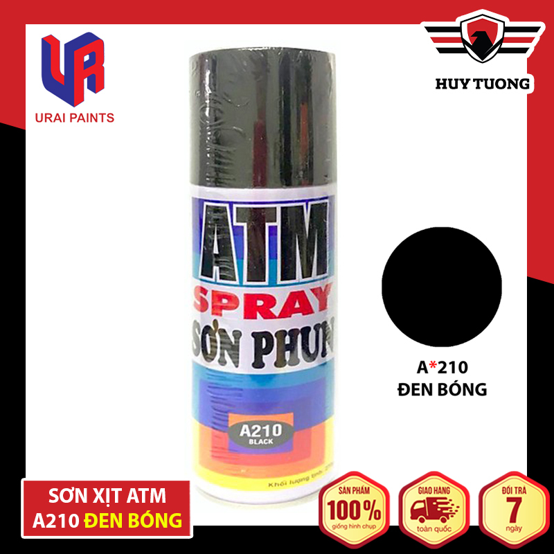 Sơn Xịt ATM Spray 400ml Chính hãng nhiều màu nhiều chất liệu phủ lên mọi bề mặt cao cấp - Huy Tưởng