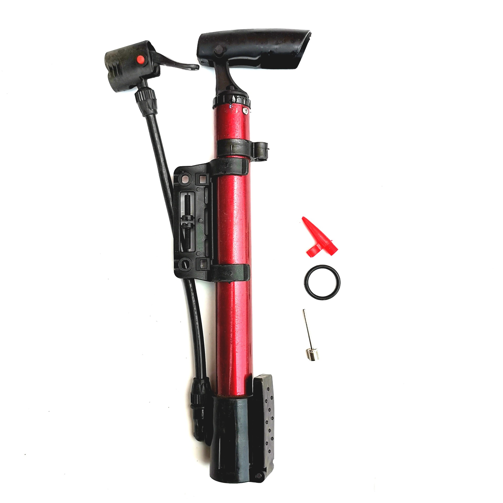 Bơm xe đạp xe máy gia đình - đồ bơm ống mini bằng tay treo khung xe chuyên dụng